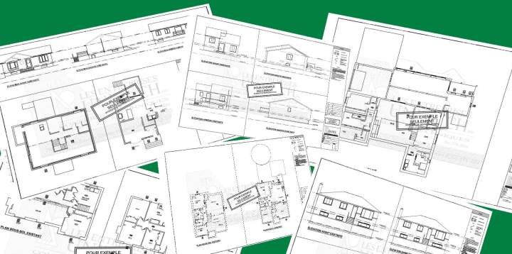 Dessin technique de maison Outaouais