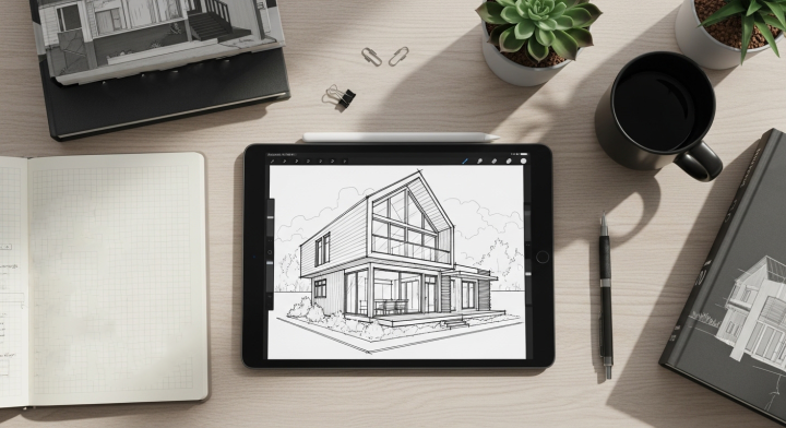 House extension plan Outaouais